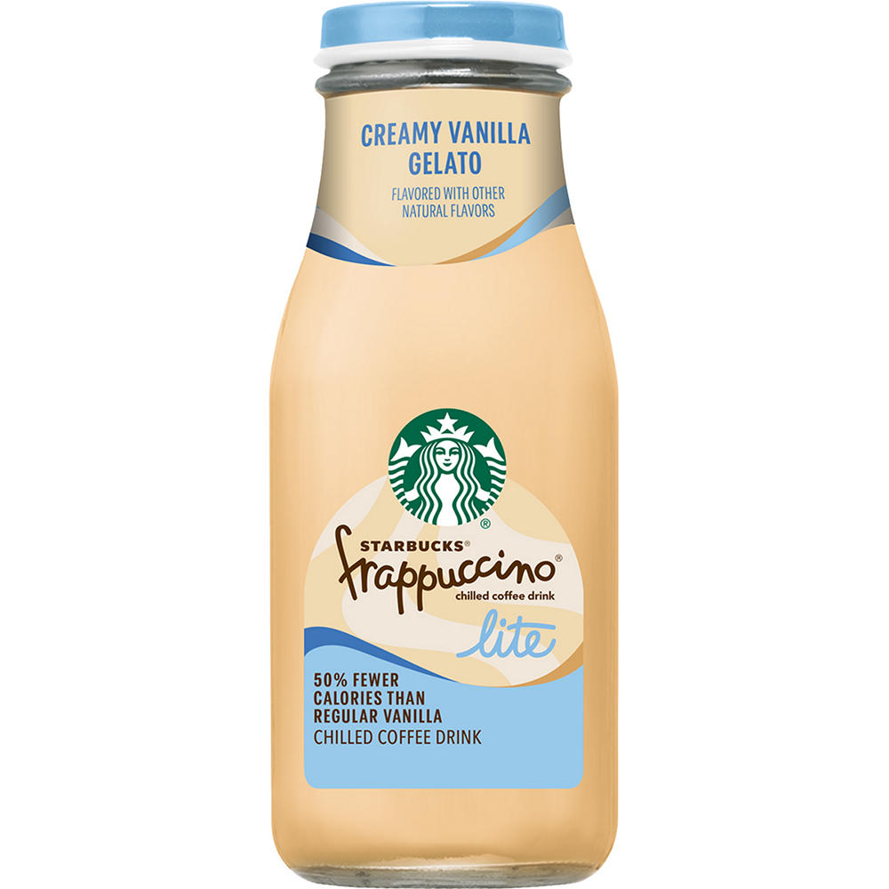 Starbucks Frappuccino Lite Chilled Coffee Drink - Creamy Vanilla Gelato, 9.5 oz