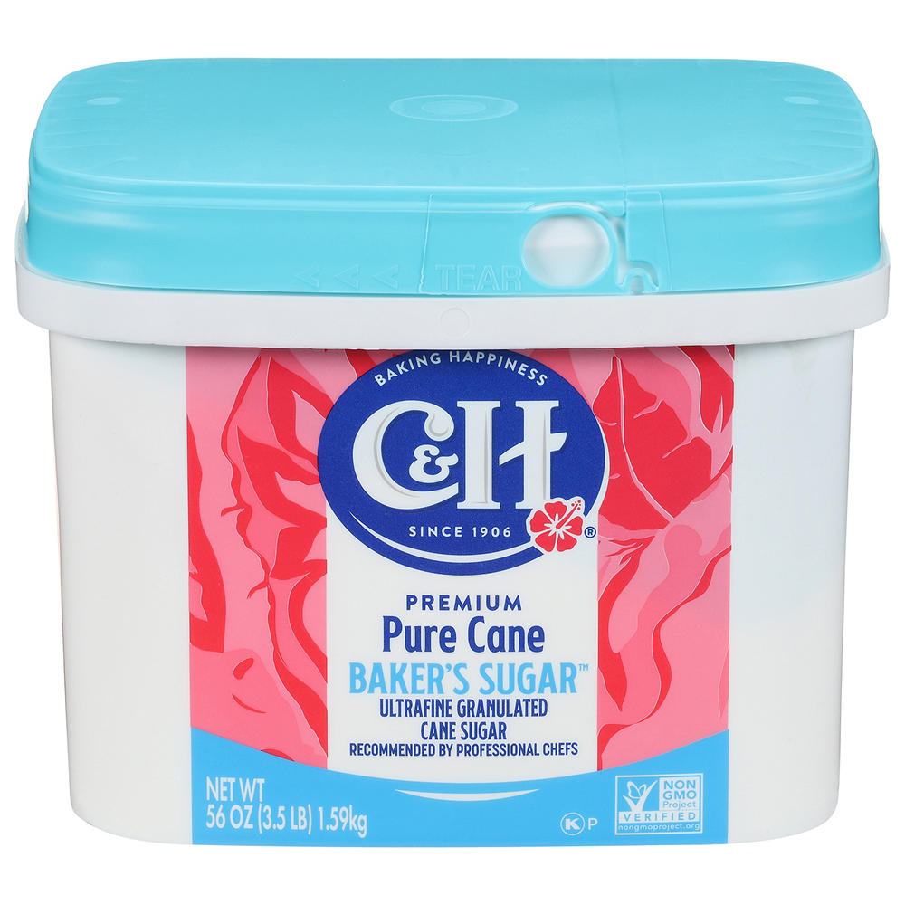 C&H Premium Pure Cane Baker's Sugar, 56 oz