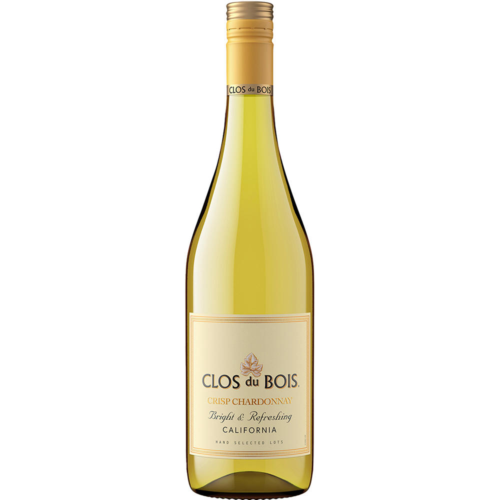 Clos Du Bois Crisp Chardonnay California White Wine, 750 mL