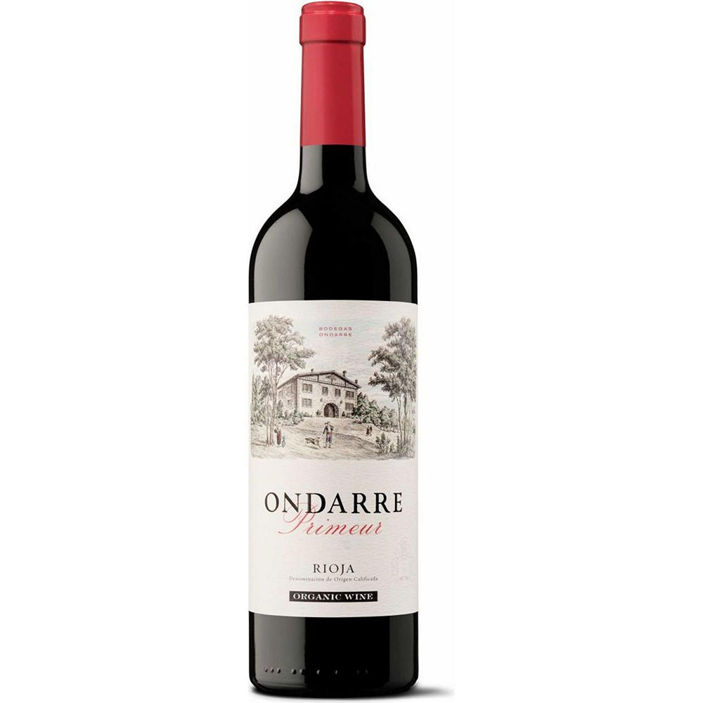 Ondarre Organic Primeur Rioja Spanish Red Wine, 750 mL