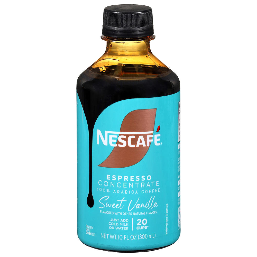 Nescafe Sweet Vanilla Espresso Concentrate, 10 oz