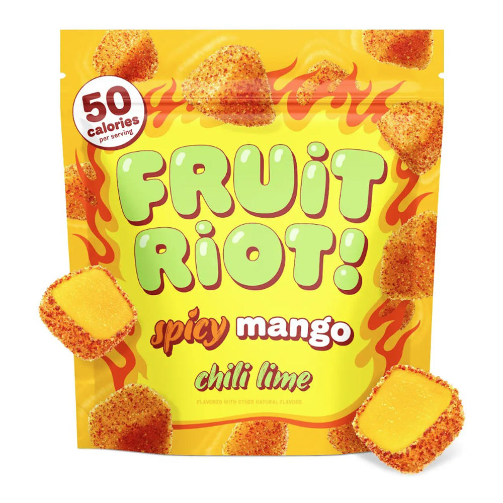 Fruit Riot! Spicy Candy Mango Chili Lime Real Frozen Fruit, 8 oz