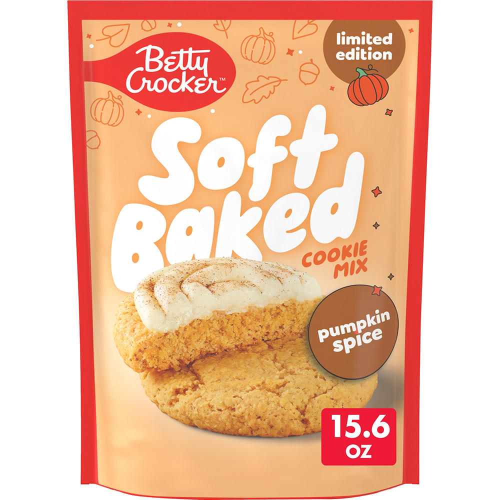 Betty Crocker Limited Edition Soft Baked Cookie Mix - Pumpkin Spice, 15.6 oz