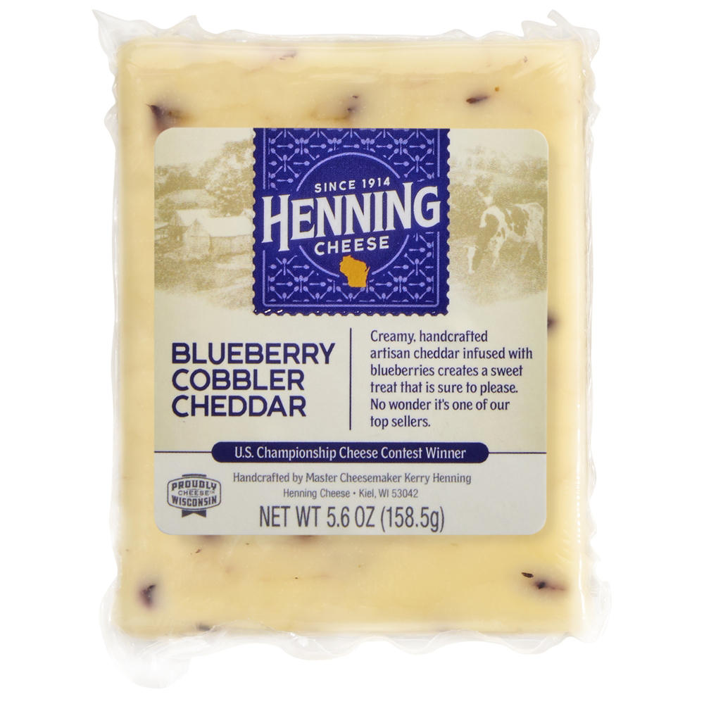 Henning Cheese Blueberry Cobbler Cheddar, 5.6 oz