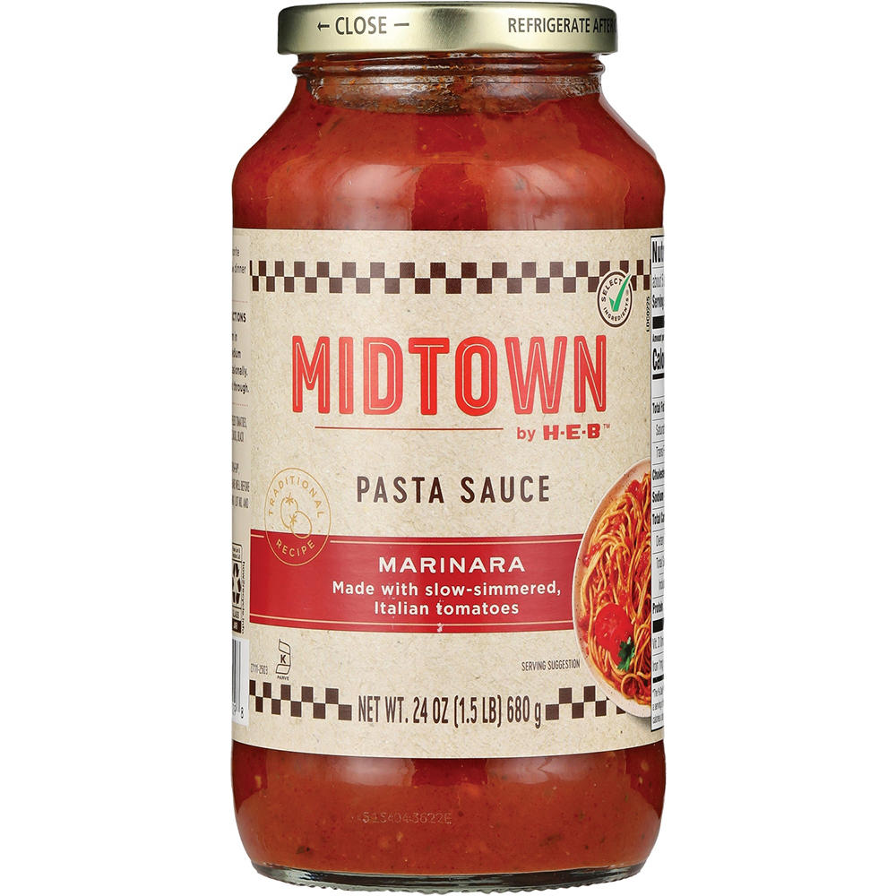 Midtown by H-E-B Marinara Pasta Sauce, 24 oz