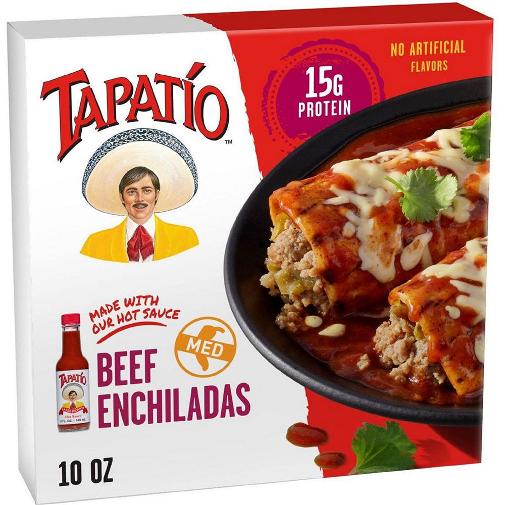 Tapatio Beef Enchiladas Frozen Meal, 10 oz