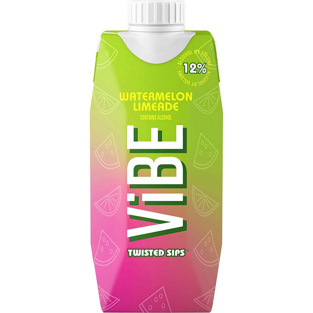 Vibe Twisted Sips Wine Cocktail - Watermelon Limeade, 500 mL