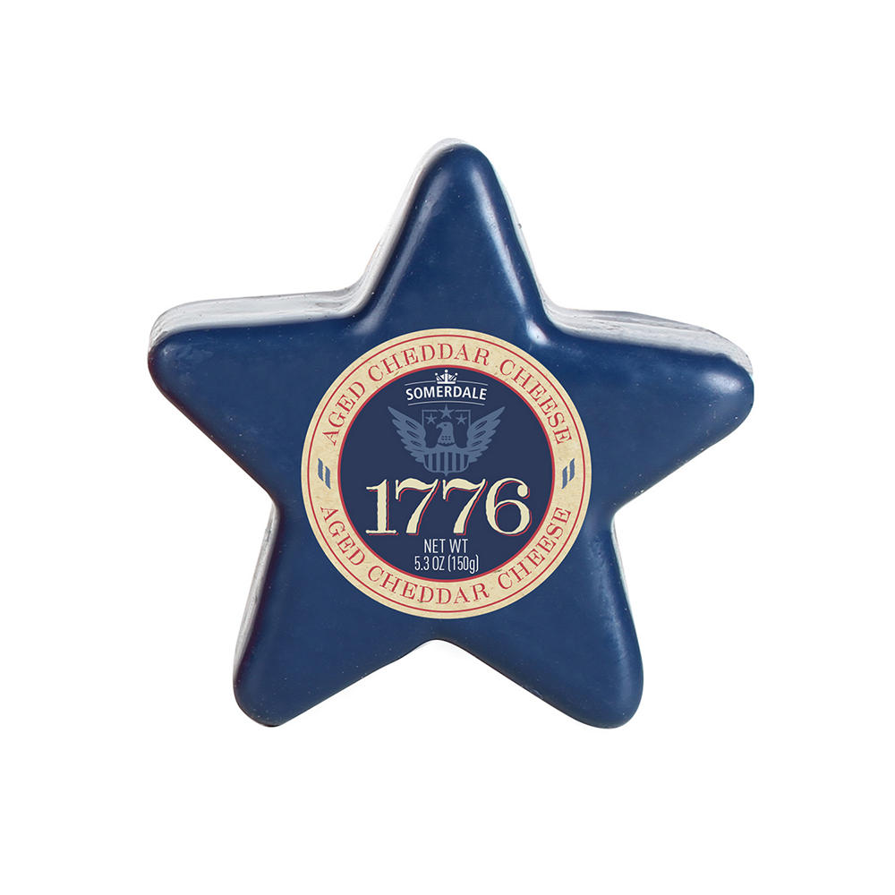 Somerdale 1776 Patriotic Aged Cheddar Cheese Star, 5.3 oz