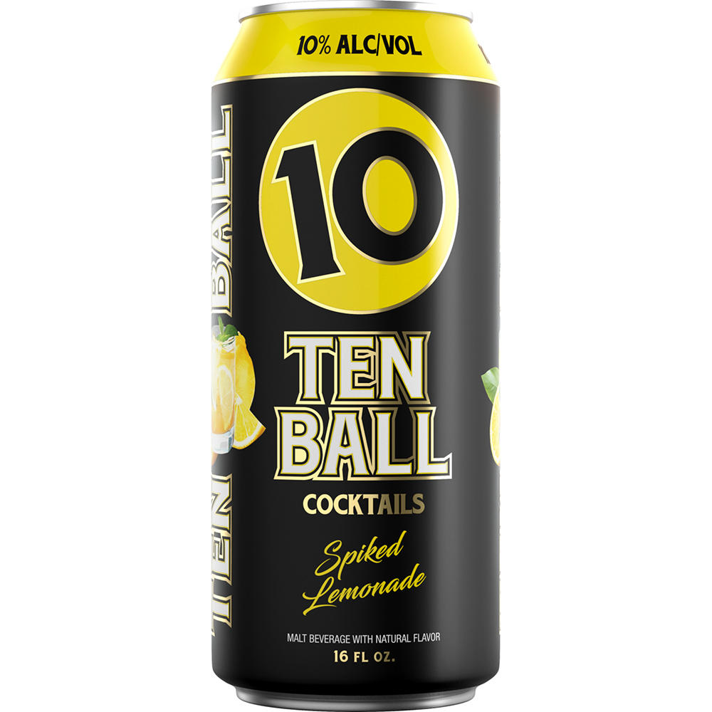 Ten Ball Spiked Lemonade Cocktail, 16 oz