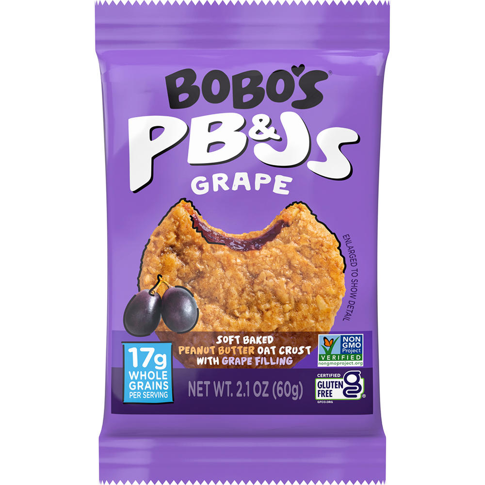Bobo's PB&Js Oat Snack - Grape , 2.1 oz
