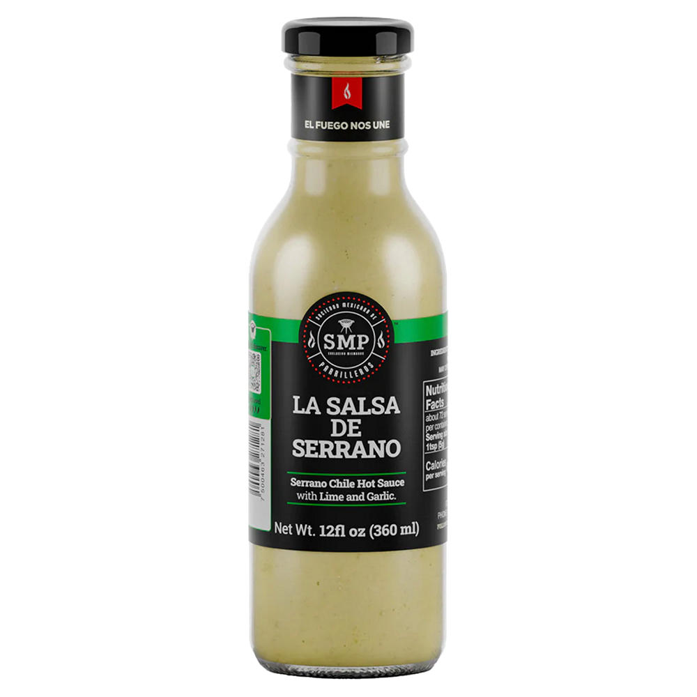 Sociedad Mexicana De Parriller La Salsa de Serrano, 12 oz