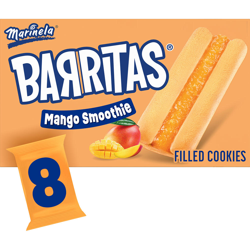 Marinela Barritas Filled Cookies - Mango Smoothie, 18.88 oz