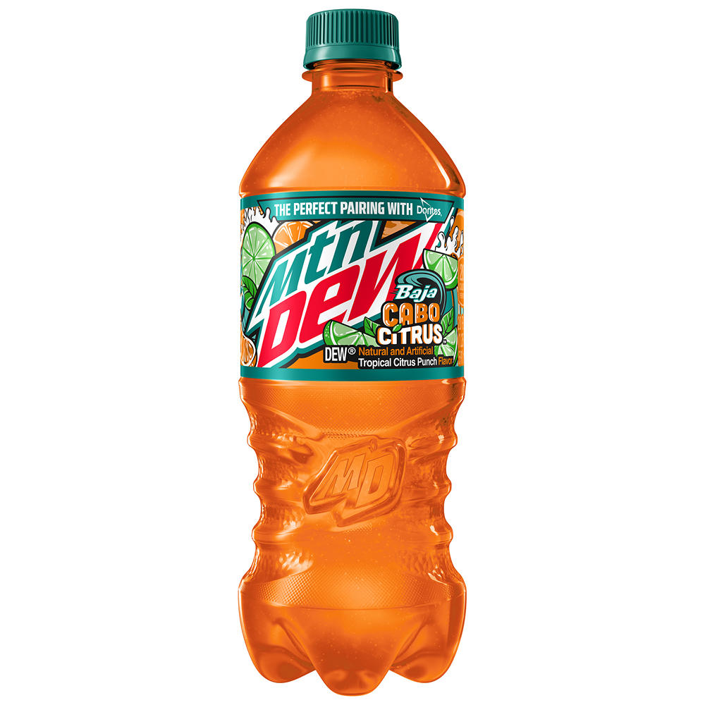 Mountain Dew Baja Cabo Citrus, 20 oz