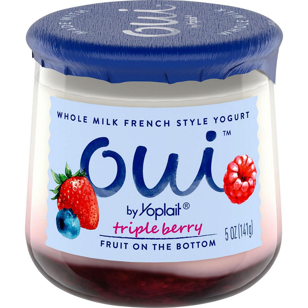 Oui Triple Berry French Style Yogurt, 5 oz