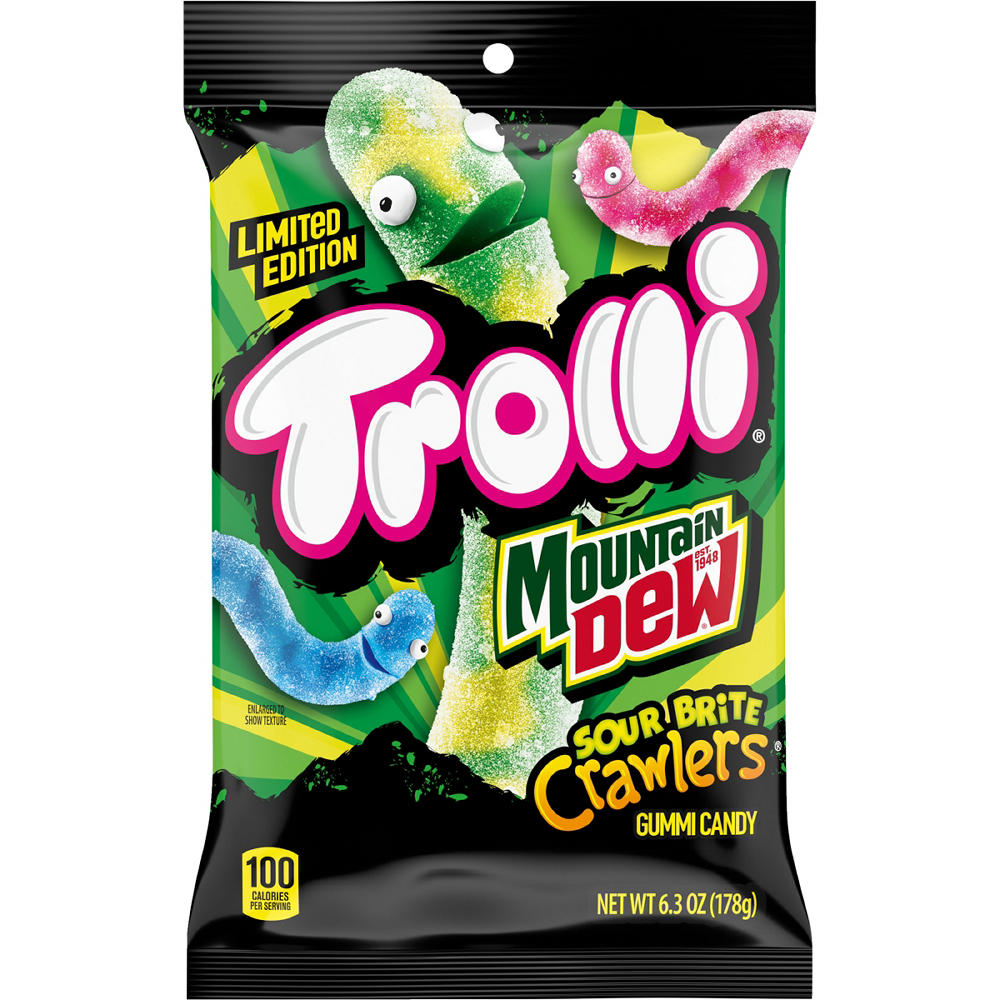 Trolli Mountain Dew Sour Brite Crawlers, 6.3 oz