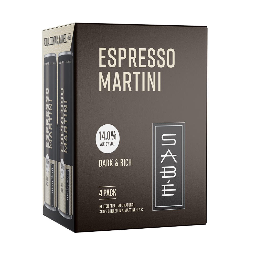 Sabe Espresso Martini Dark & Rich, 4 pk
