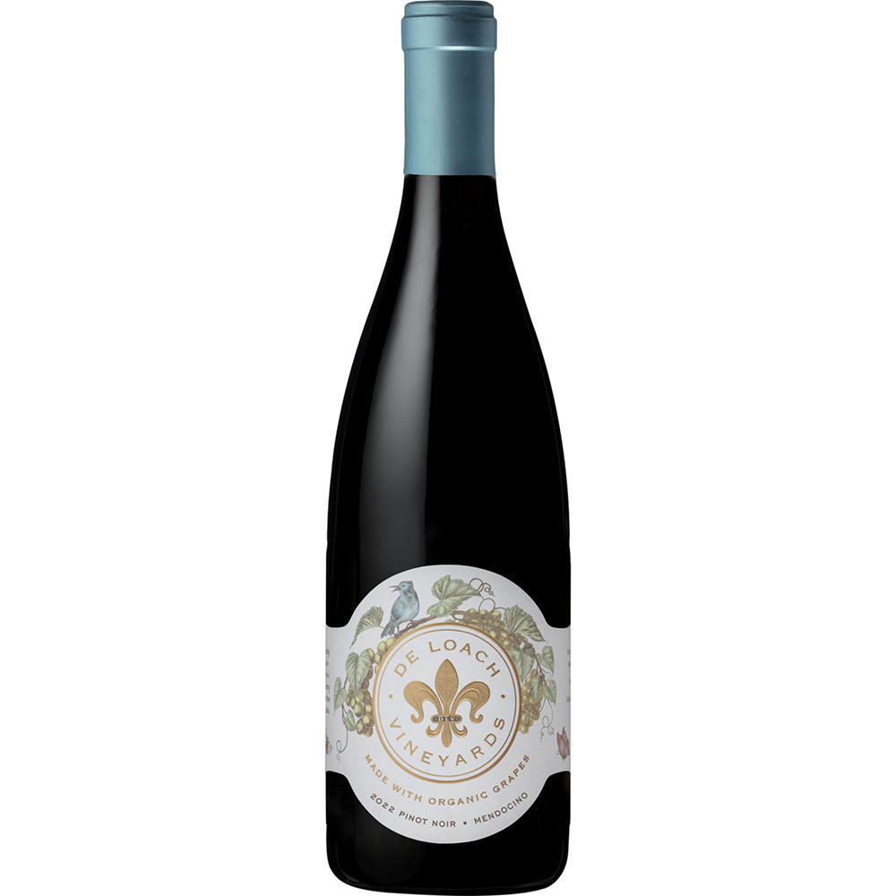 De Loach Organic Pinot Noir California Red Wine, 750 mL
