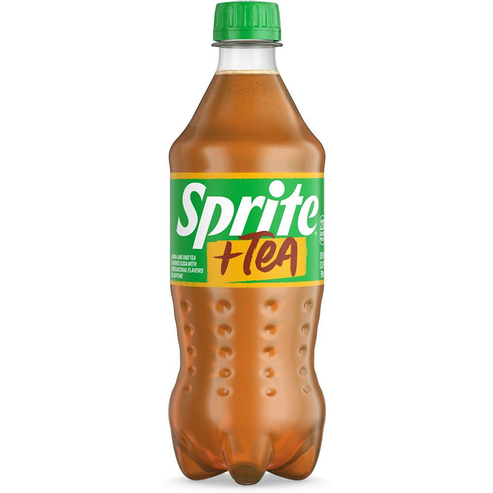 Sprite + Tea Caffeine Free Soda Soft Drink, 20 oz