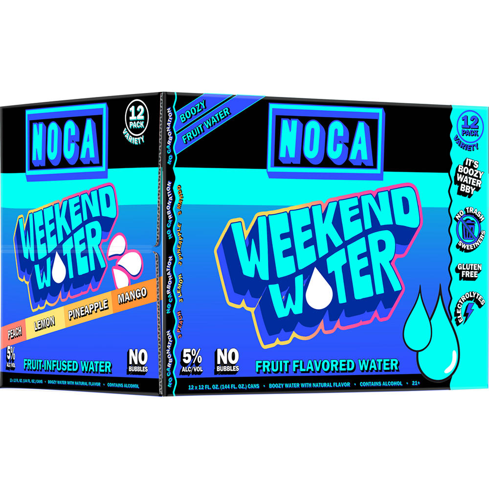 NOCA Weekend Water Variety 12 pk Cans, 12 oz