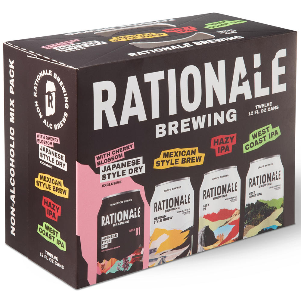 Rationale Brewing Non-Alcoholic Variety Pack 12 pk Cans, 12 oz