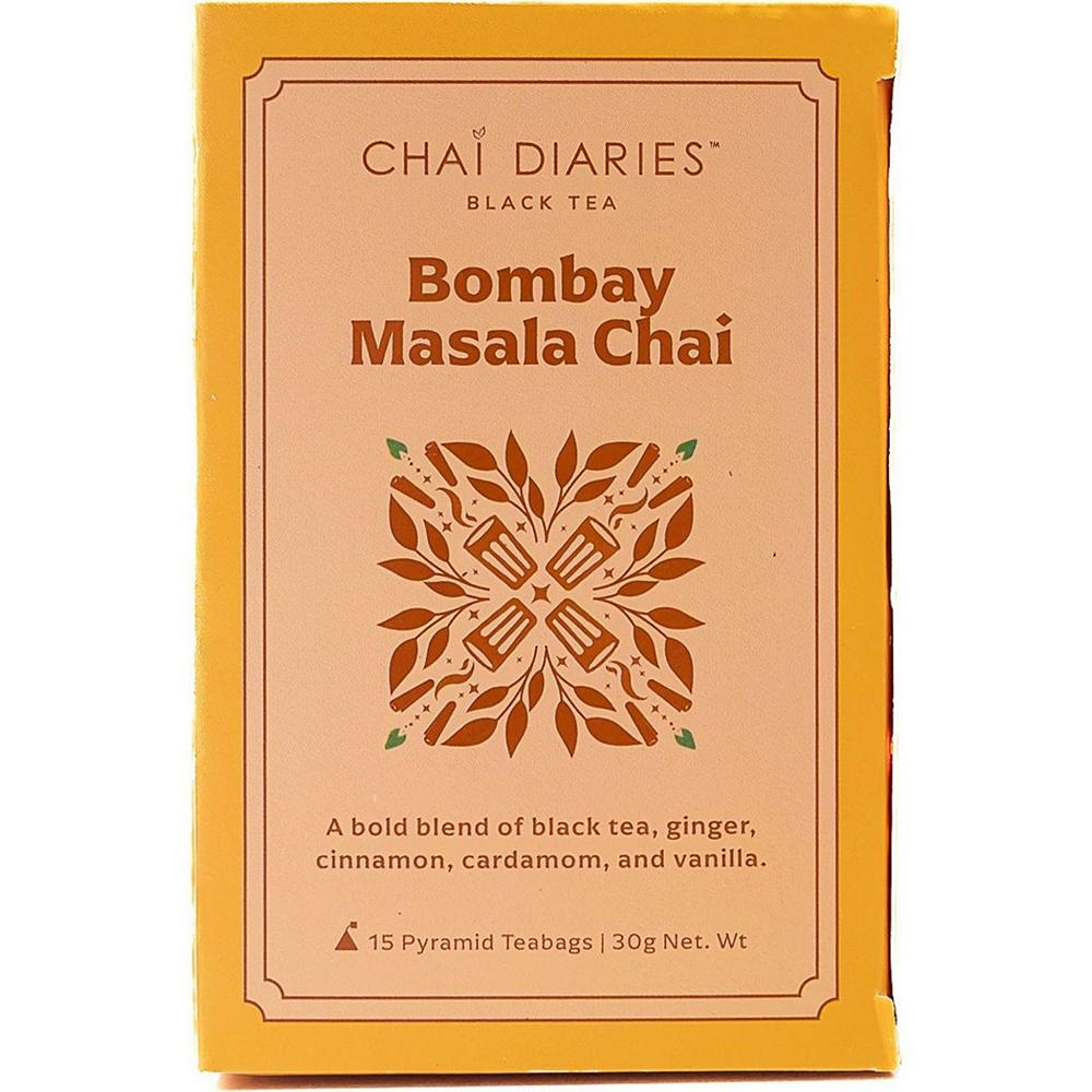 Chai Diaries Bombay Masala Chai Tea Bags, 15 ct