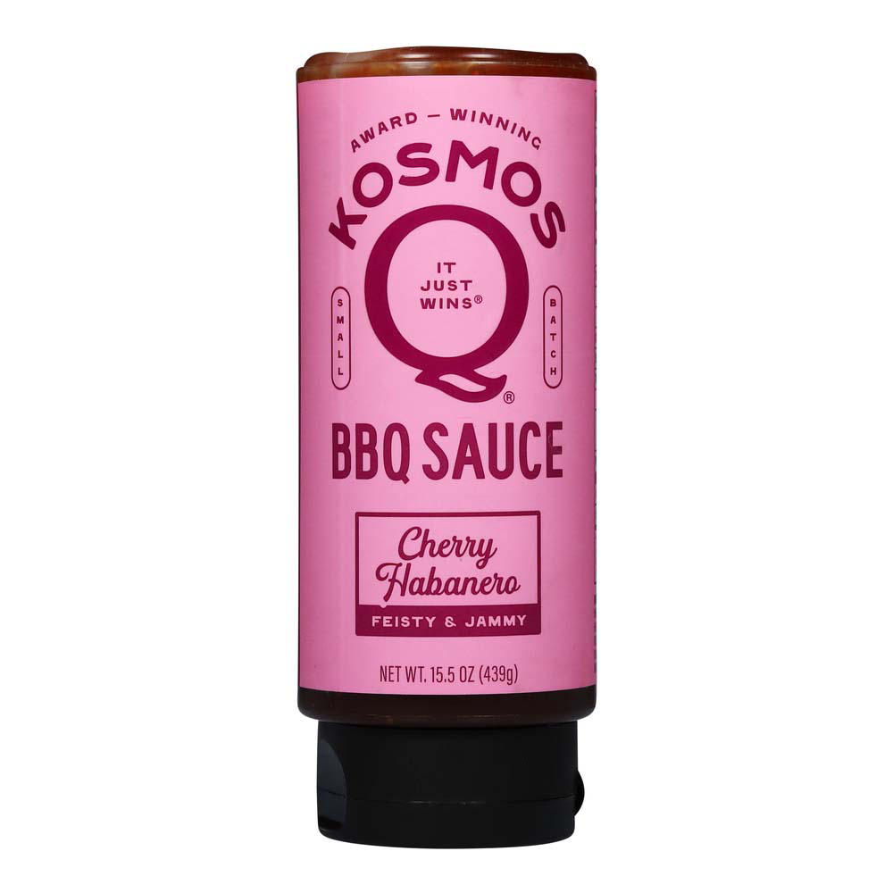 Kosmos Q Cherry Habanero BBQ Sauce , 15.50 oz