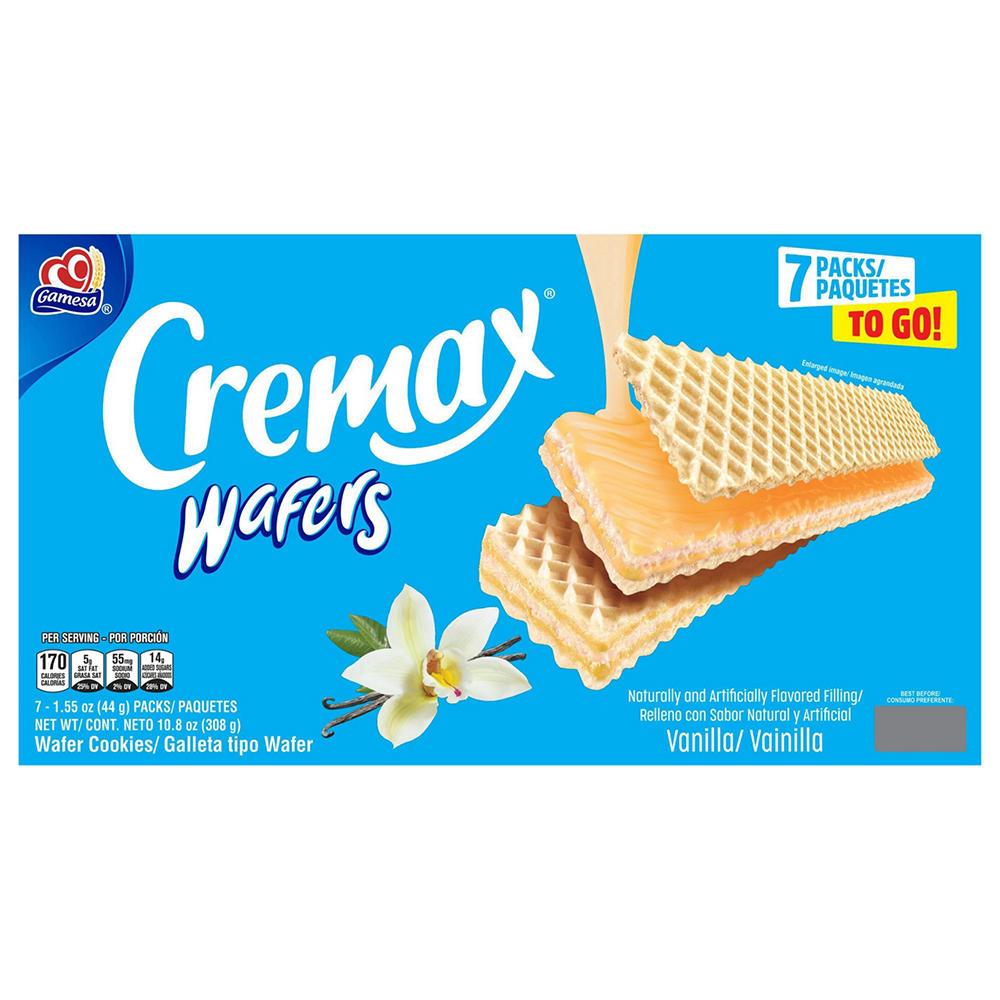 Gamesa Cremax Wafers - Vanilla, 10.8 oz