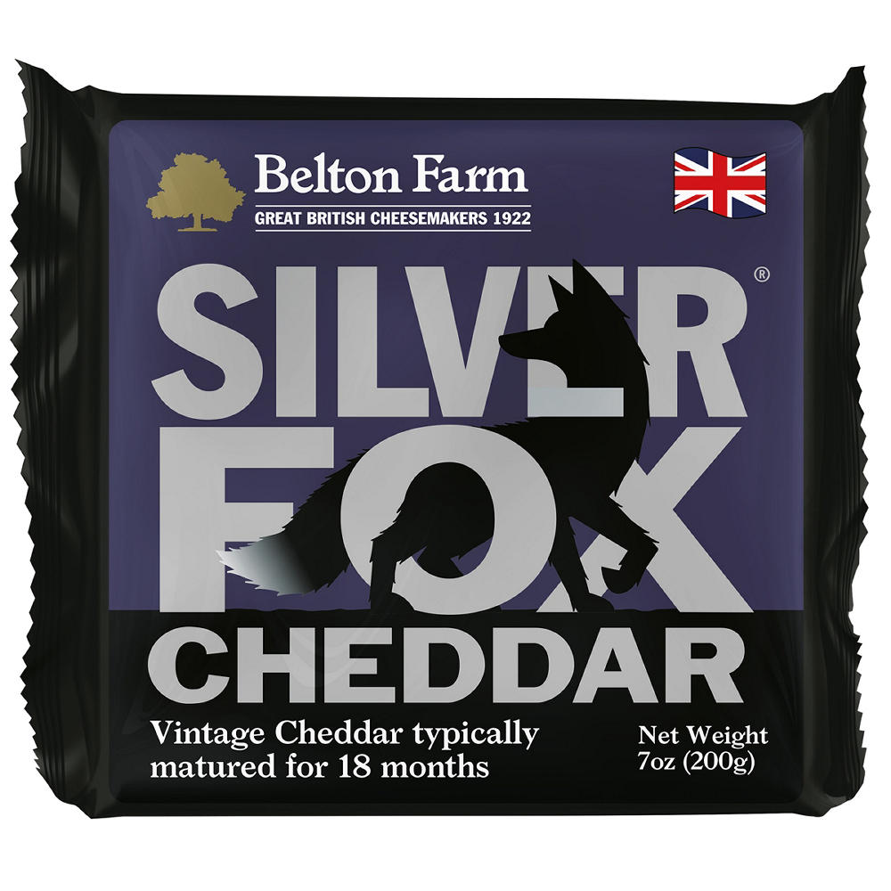 Belton Farms Silver Fox Vintage Cheddar Cheese, 7 oz