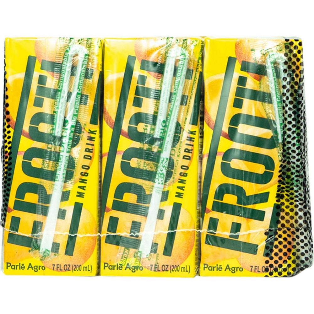 Frooti 6 pk Juiceboxes - Mango, 7 oz