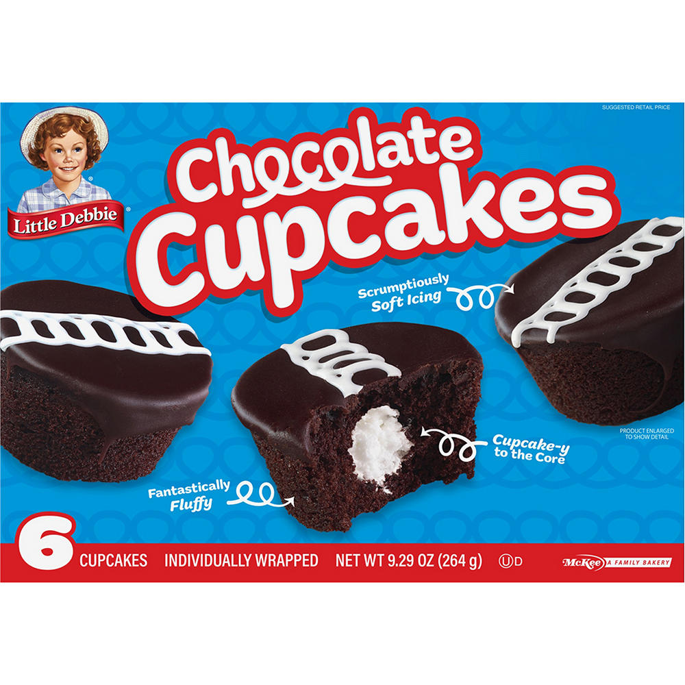 Little Debbie Chocolate Cupcakes, 6 ct