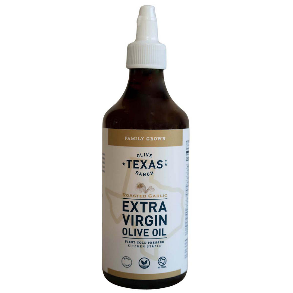Texas Olive Ranch Roasted Garlic Extra Virgin Olive Oil, 15.8 oz