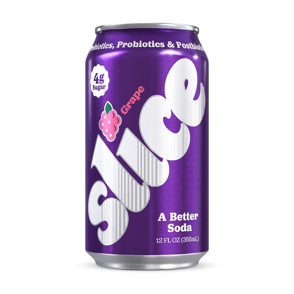 Slice Grape Healthy Soda, 12 oz.