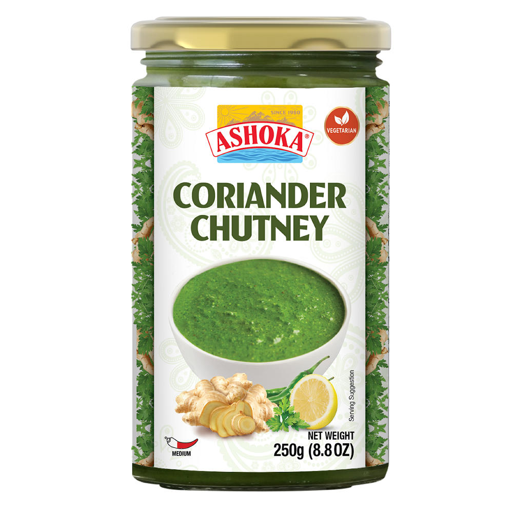 Ashoka Coriander Chutney, 8.8 oz