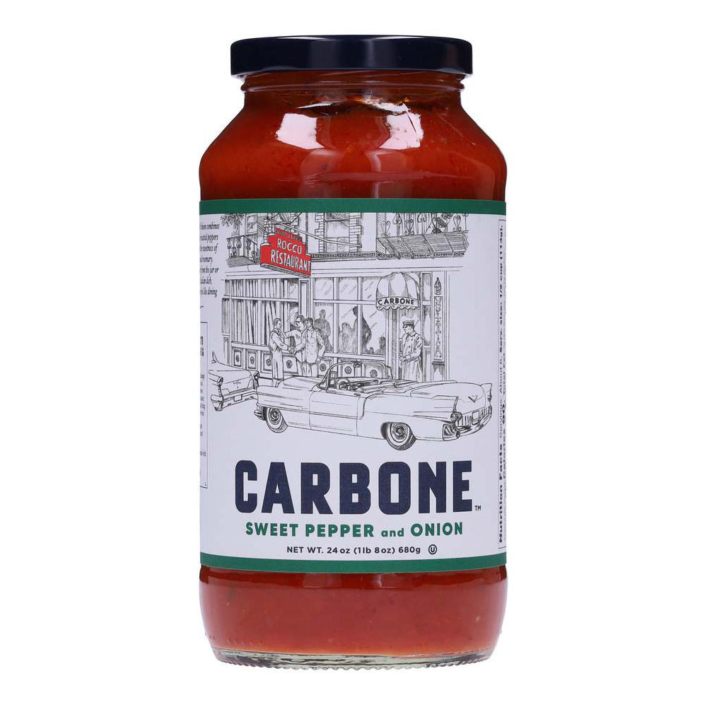 Carbone Sweet Pepper & Onion Sauce, 24 oz