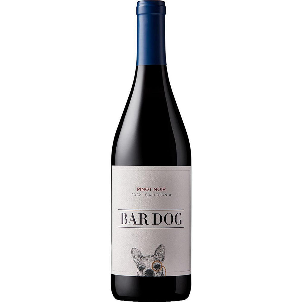 Bar Dog Pinot Noir California Red Wine, 750 mL