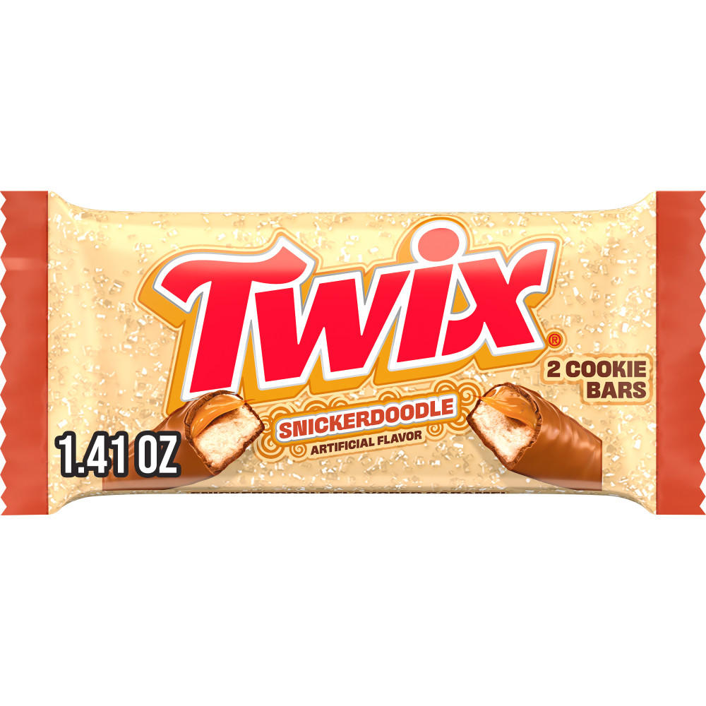 Twix Snickerdoodle Chocolate Candy Bar, 1.41 oz