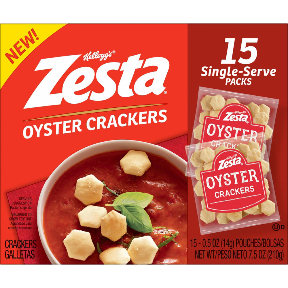 Zesta Original Single Serve Oyster Cracker Packs, 15 ct