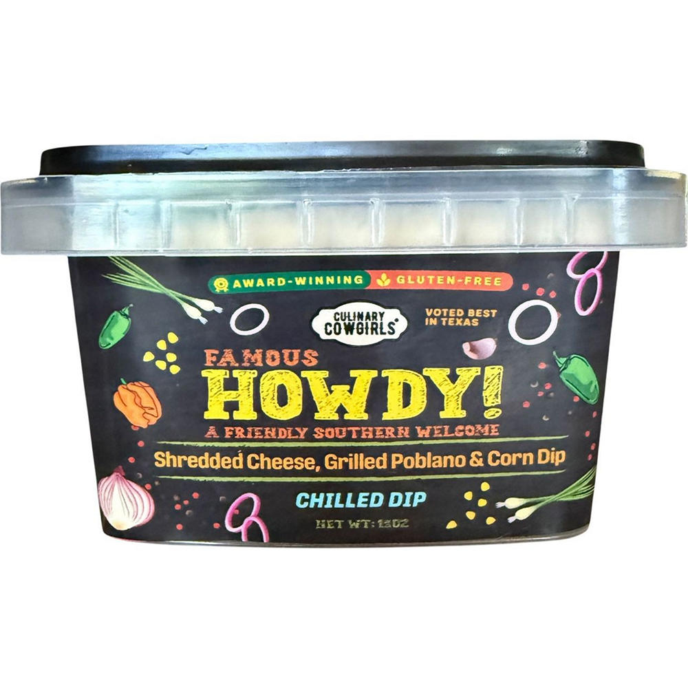Culinary Cowgirls Howdy! Grilled Poblano & Corn Chilled Dip, 12 oz