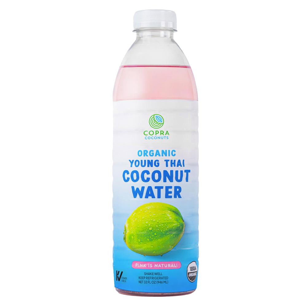 Copra Coconuts Organic Young Thai Coconut Water, 32 fl oz
