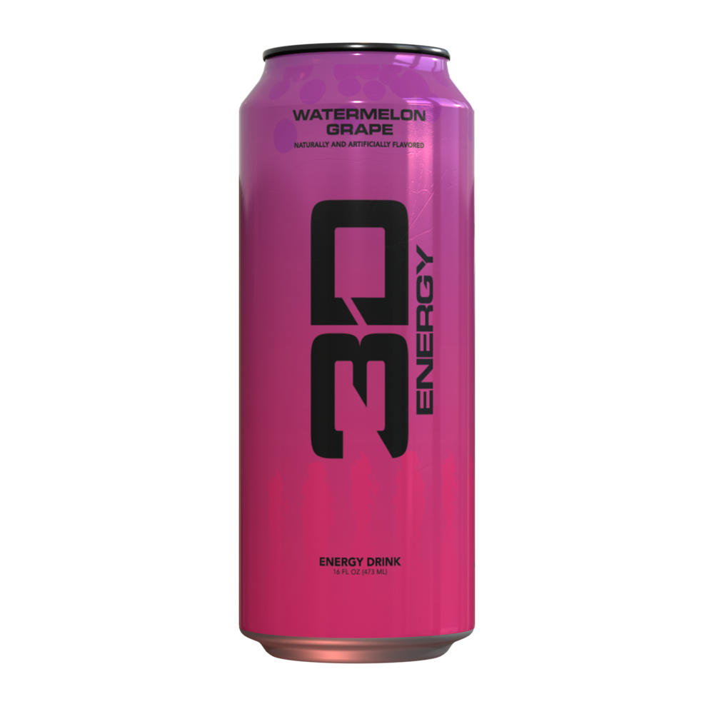 3D Energy Drink - Watermelon Grape, 16 oz