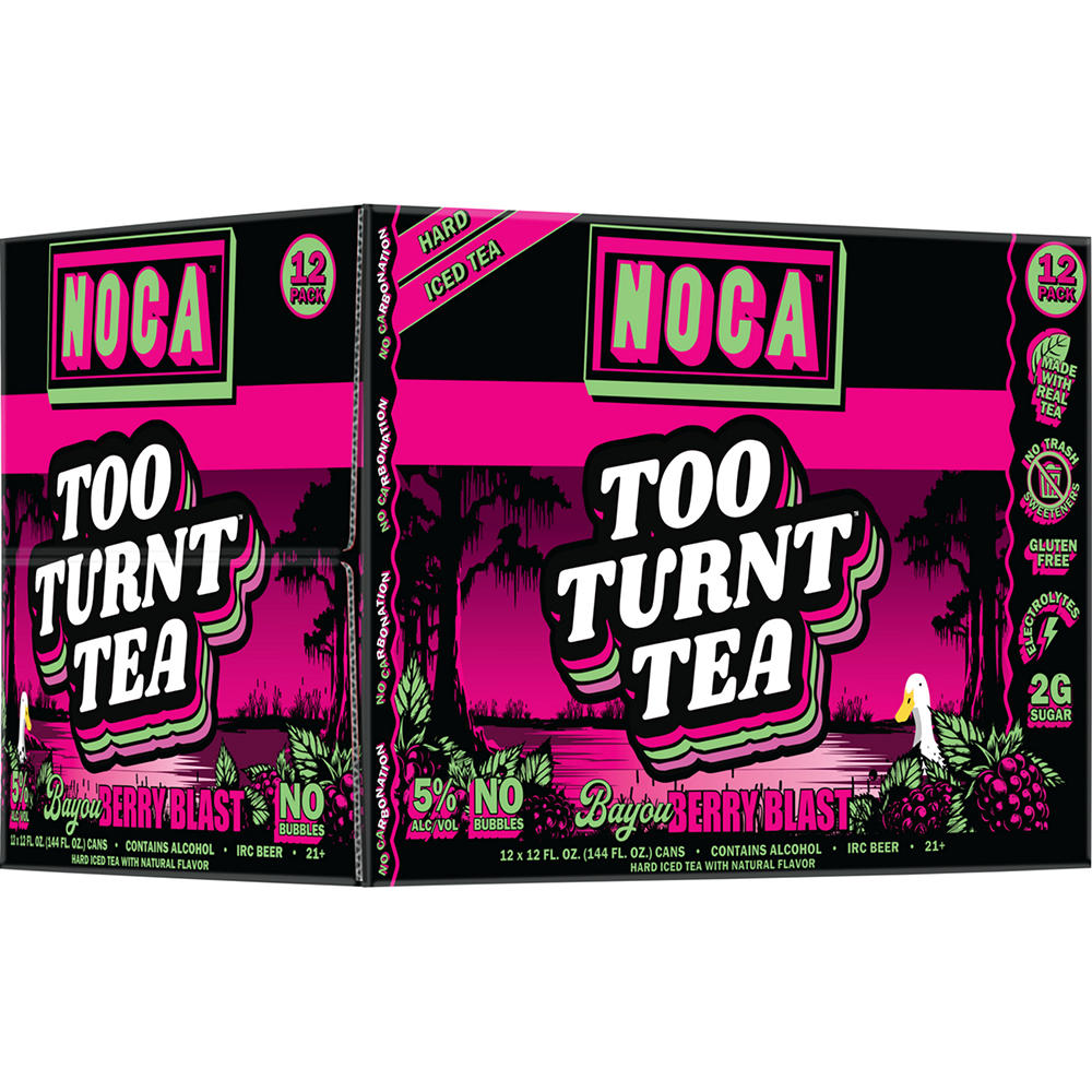 NOCA Too Turnt Berry Blast Hard Iced Tea 12 pk Cans, 12 oz