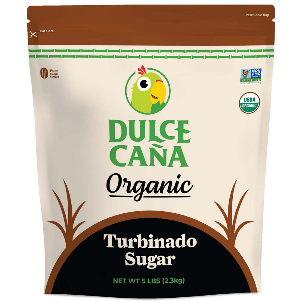 Dulce Cana Organic Turbinado Sugar, 5 lb