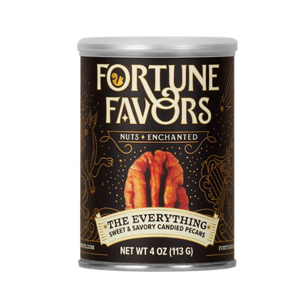 Fortune Favors The Everything Candied Pecans, 4 oz