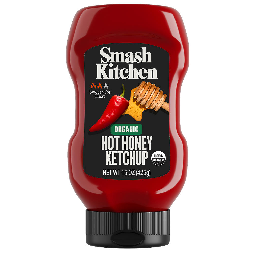 Smash Kitchen Organic Hot Honey Ketchup, 15 oz
