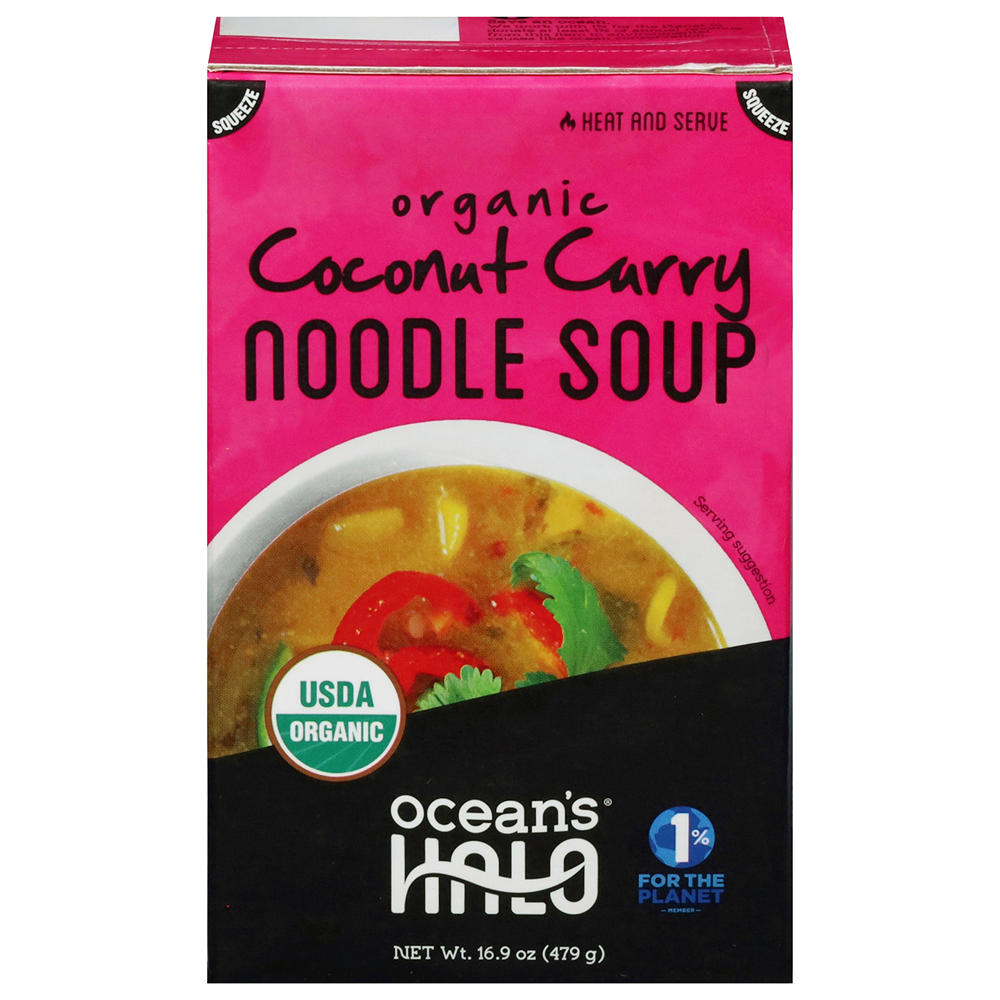 Ocean's Halo Organic Coconut Curry Noodle Soup, 16.9 oz