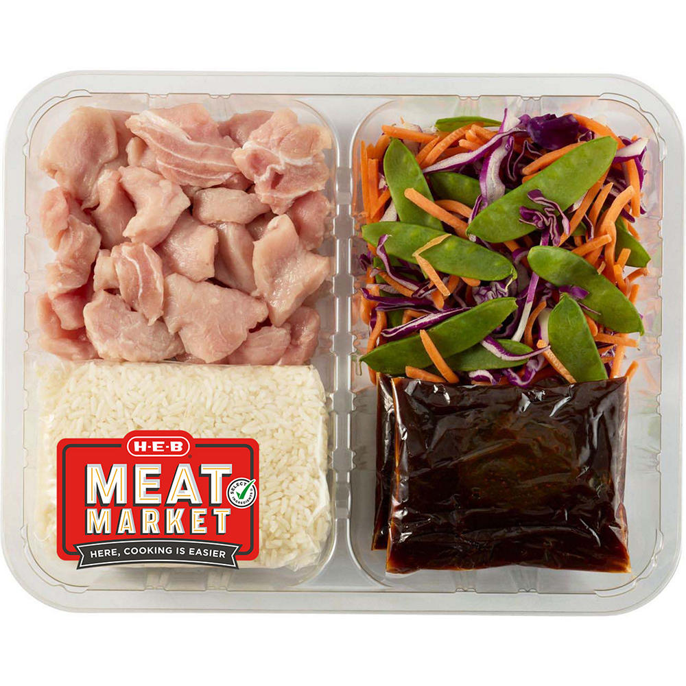 H-E-B Meat Market Spicy Pork Bulgogi Kit, Avg. 2.35 lbs