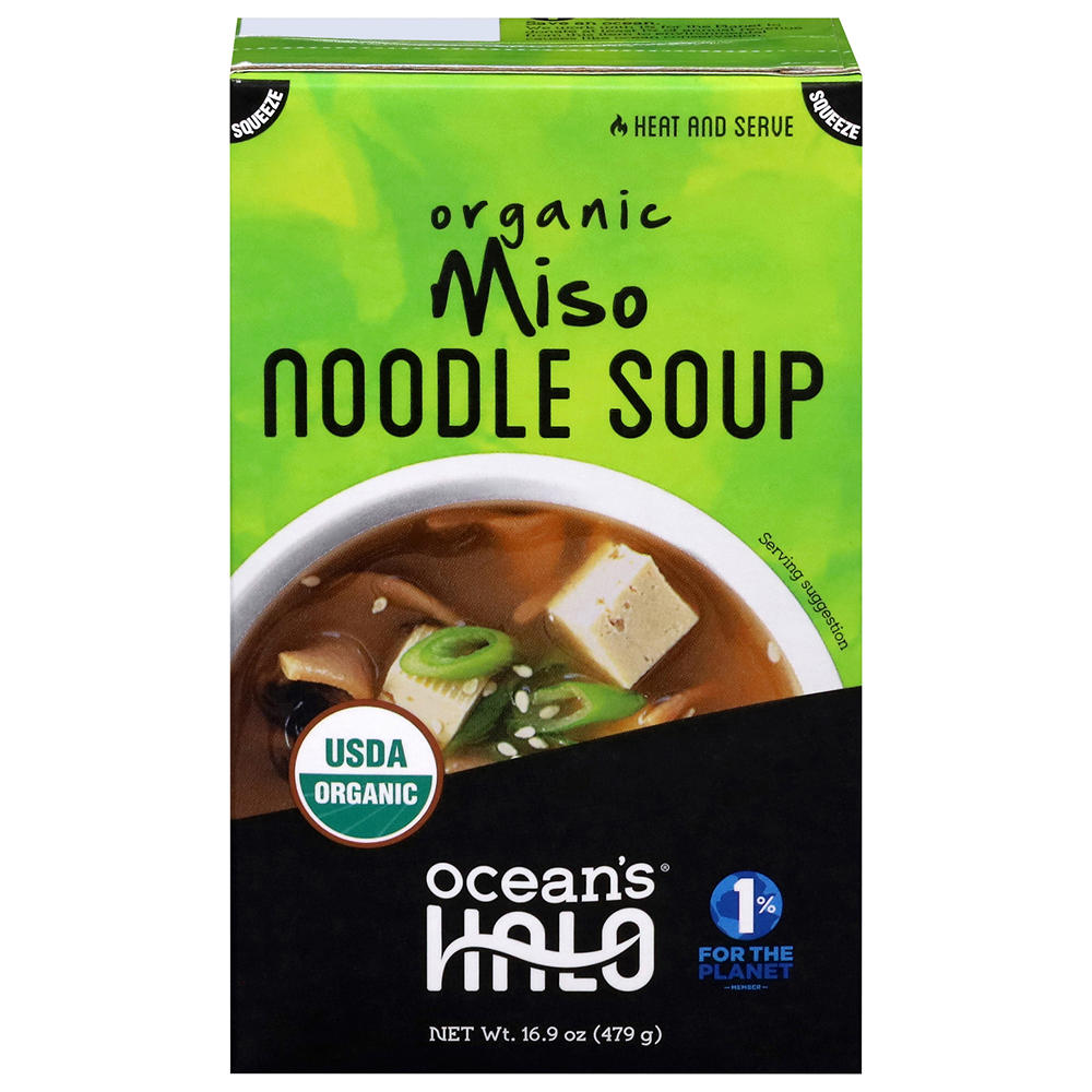 Ocean's Halo Organic Miso Noodle Soup, 16.9 oz
