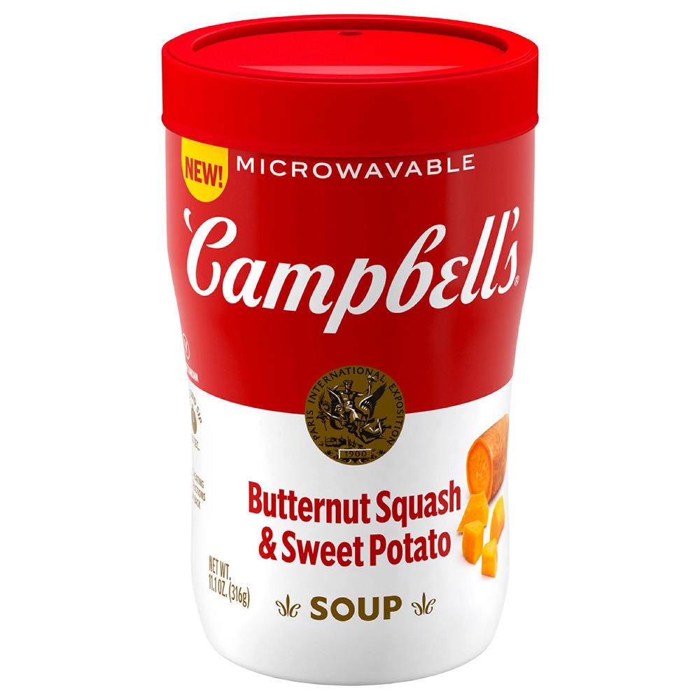 Campbell's Microwavable Butternut Squash & Sweet Potato Soup, 11.1 oz