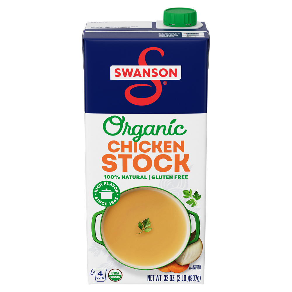Swanson Organic Chicken Stock, 32 oz