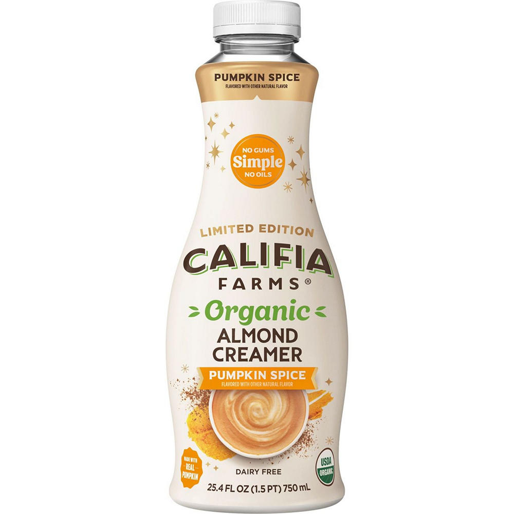 Califia Farms Organic Liquid Almond Creamer - Pumpkin Spice , 25.4 oz
